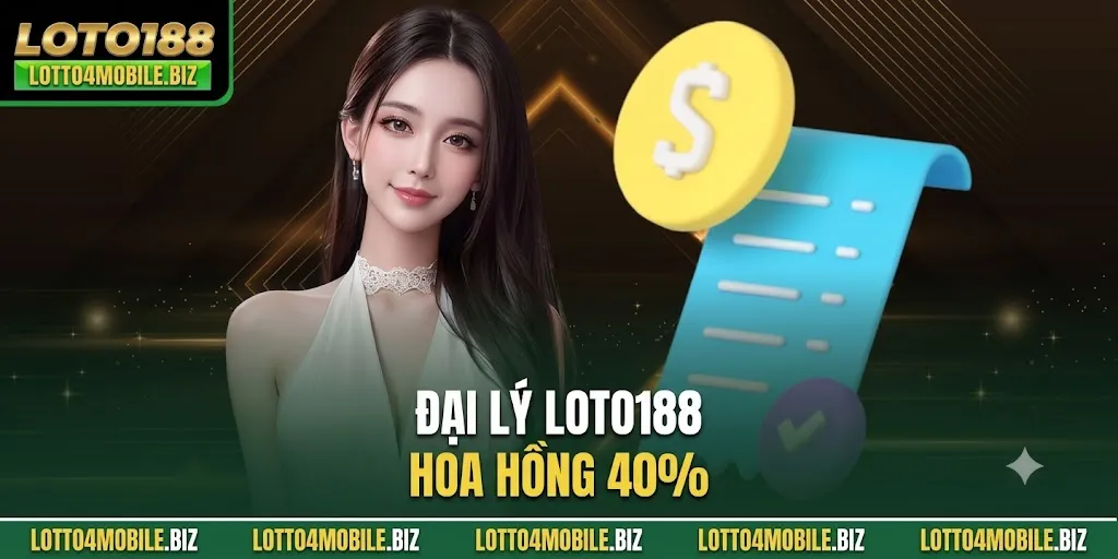 Chính sách đại lý LOTO188 hoa hồng 60%