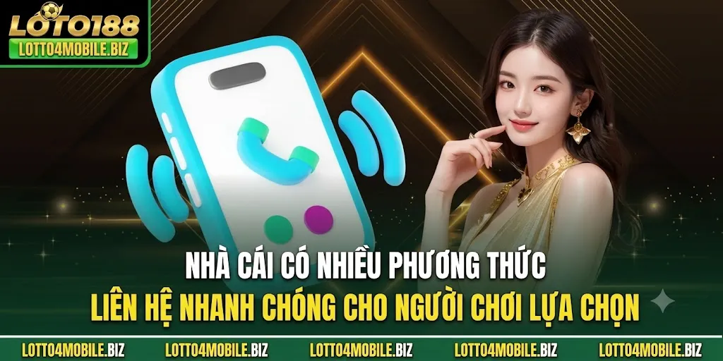 Hệ thống chăm sóc khách hàng chuyên nghiệp LOTO188