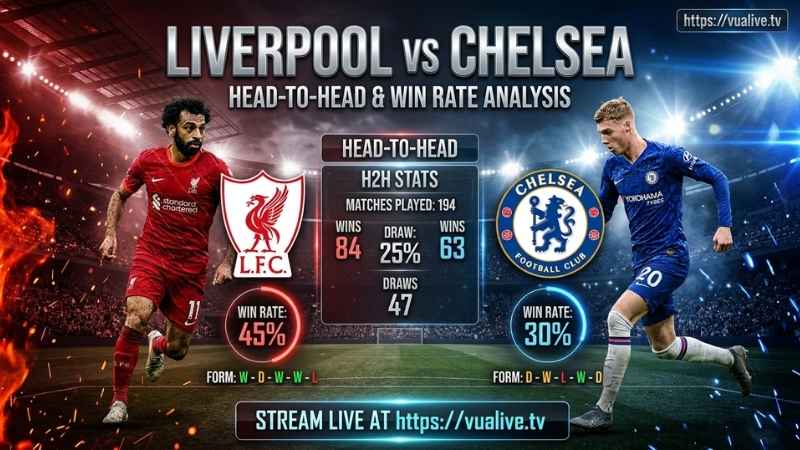 Dự đoán tỷ số Liverpool vs Chelsea ngày 29/10/2026